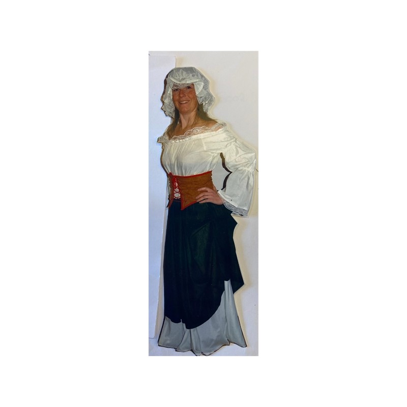 DEGUISEMENT MARIE INGALLS MEDIEVALE AUBERGISTE TAILLE 36 DEGUISEMENT MARIE INGALLS MEDIEVALE AUBERGISTE TAILLE 36