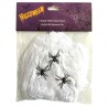 TOILE D'ARAIGNEE BLANCHE 20 GR + 3 ARAIGNEES