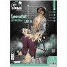 DECORATION HALLOWEEN EPOUVANTAIL SUR CHAISE BASCULE SON  LUMIERE ET ANIME 120 CM