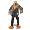 DECORATION HALLOWEEN EPOUVANTAIL SUR PIED SON  LUMIERE ET ANIME 180 CM