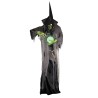 DECORATION HALLOWEEN SORCIERE XXL BOULE DE CRISTAL SON  LUMIERE ET ANIME 305 CM