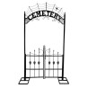 DECORATION HALLOWEEN ARCHE METAL ENTREEOU PORTAIL DE CIMETIERE 270 CM DECORATION HALLOWEEN ARCHE METAL ENTREEOU PORTAIL DE CIMETIERE 270 CM