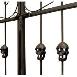 DECORATION HALLOWEEN ARCHE METAL ENTREEOU PORTAIL DE CIMETIERE 270 CM