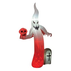 DECORATION HALLOWEEN FANTOME GONFLABLE LUMINEUX 270 CM