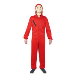 DEGUISEMENT COMBINAISON BRAQUEUR ROUGE TAILLE L - XL