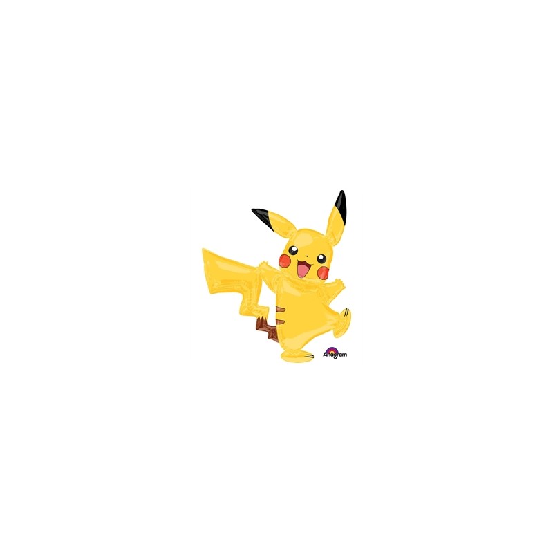 BALLON METALLIQUE MARCHEUR AIRWALKERS POKEMON PIKACHU 132X139CM