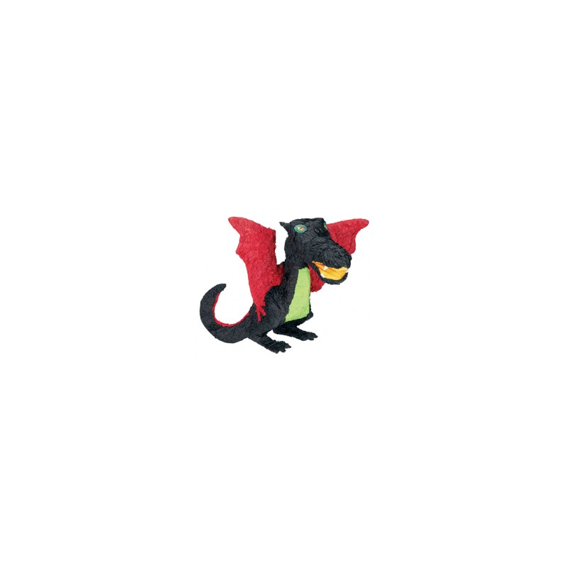 PINATA DRAGON NOIR ET ROUGE EN 3D A TAPER PINATA DRAGON NOIR ET ROUGE EN 3D A TAPER