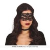 MASQUE LOUP NOIR DENTELLE BRODEE MASQUE LOUP NOIR DENTELLE BRODEE