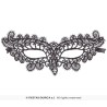 MASQUE LOUP NOIR DENTELLE BRODEE PAPILLON MASQUE LOUP NOIR DENTELLE BRODEE PAPILLON