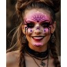 POCHOIR POUR MAQUILLAGE ARAIGNEE HALLOWEEN 14 X 20 CM 
