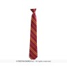CRAVATE ETUDIANT EN MAGIE OU SORCIER HARRY BORDEAU RAYE JAUNE OR