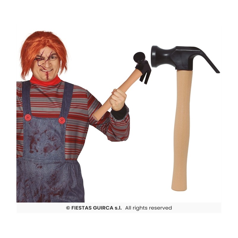 MARTEAU HALLOWEEN OU DE CONSTRUCTION 40 CM