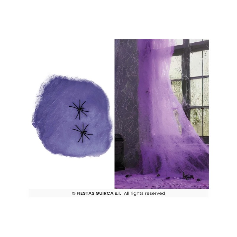 TOILE D'ARAIGNEE VIOLETTE 100 GR 
