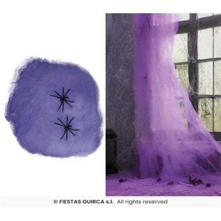 TOILE D'ARAIGNEE VIOLETTE 100 GR 