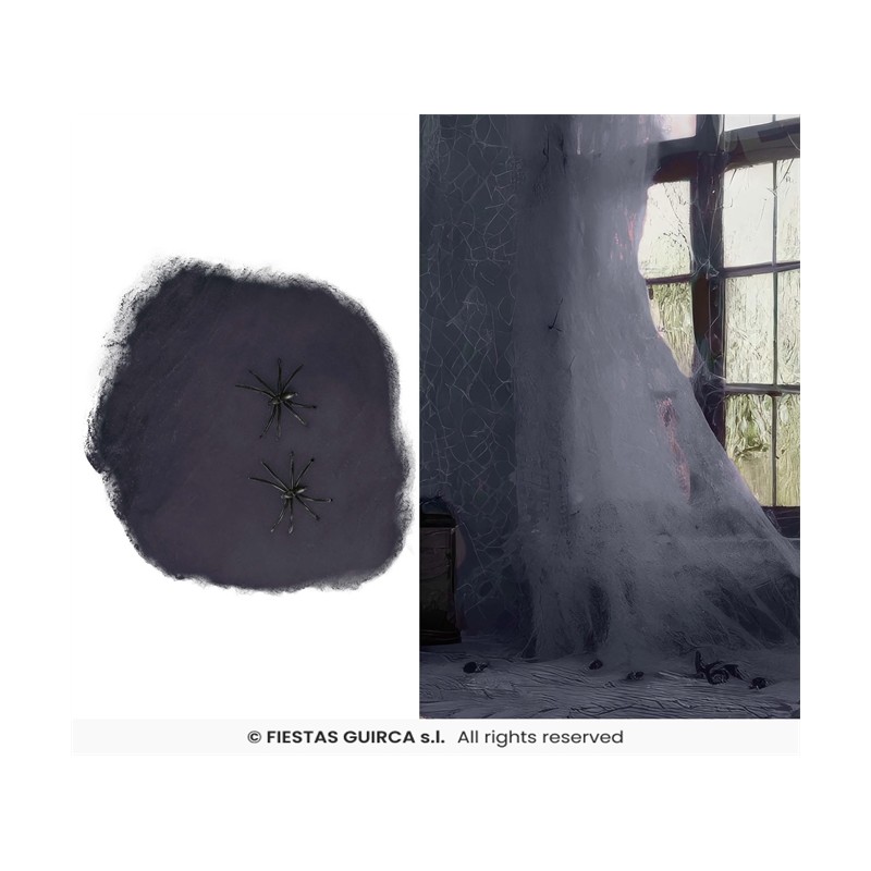 TOILE D'ARAIGNEE NOIRE 100 GR