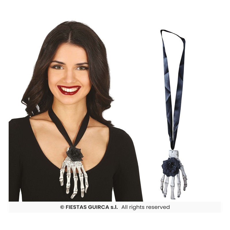 COLLIER MAIN DE SQUELETTE COLLIER MAIN DE SQUELETTE