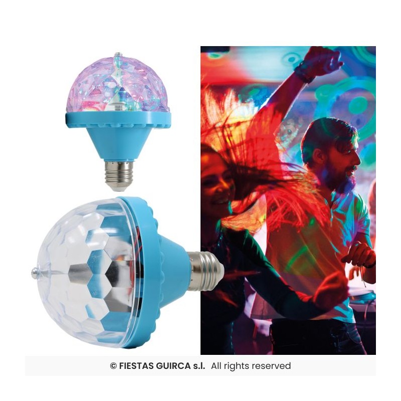 AMPOULE DISCO LED RGB A ROTATION AUTOMATIQUE AMPOULE DISCO LED RGB A ROTATION AUTOMATIQUE