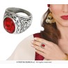 BAGUE RUBIS ROUGE