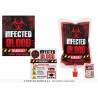 4 POCHES  DE FAUX SANG MEDICAL 200 ML 