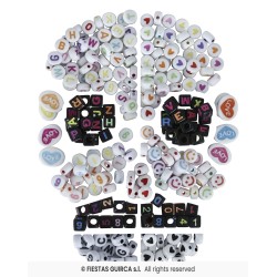 COFFRET DE 270 PIECES POUR BRACELETS HALLOWEEN BOITE CRANE DIY