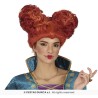 PERRUQUE DAME DE COEUR CHEVEUX ROUX FRISES 2 CHIGNONS PERRUQUE DAME DE COEUR CHEVEUX ROUX FRISES 2 CHIGNONS