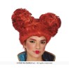 PERRUQUE DAME DE COEUR CHEVEUX ROUX FRISES 2 CHIGNONS PERRUQUE DAME DE COEUR CHEVEUX ROUX FRISES 2 CHIGNONS