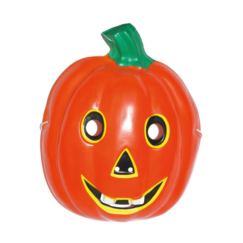 MASQUE CITROUILLE HALLOWEEN ENFANT EN PLASTIQUE RIGIDE