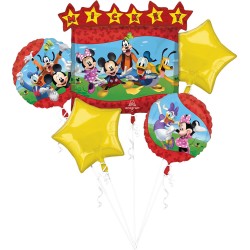 BOUQUET DE 5 BALLONS METALLIQUES MICKEY ET SES AMIS