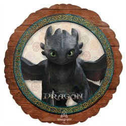 BALLON METALLIQUE DRAGON KROKMOU 43 CM