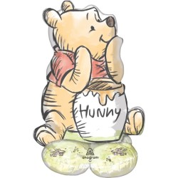 BALLON METALLIQUE AIRLOONZ WINNIE THE POOH 60 X 91 CM