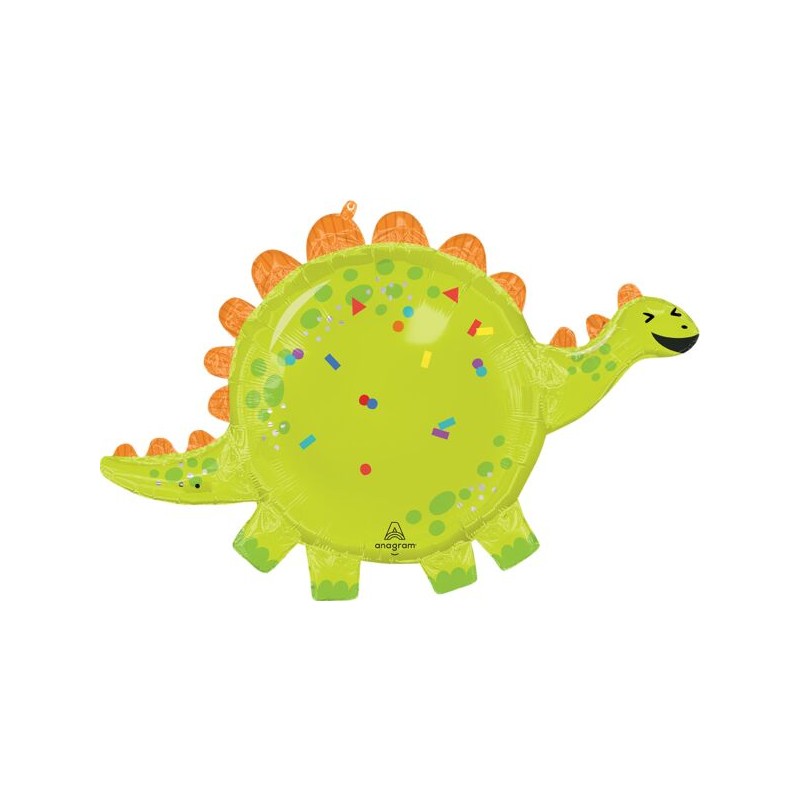 BALLON METALLIQUE DINOSAURE RIGOLO VERT 78 X 53 CM BALLON METALLIQUE DINOSAURE RIGOLO VERT 78 X 53 CM