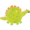BALLON METALLIQUE DINOSAURE RIGOLO VERT 78 X 53 CM 