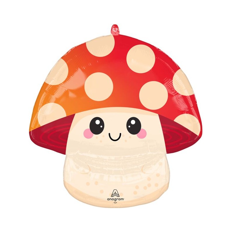 BALLON METALLIQUE LEGUME CHAMPIGNON 55 X 58 CM 