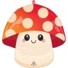 BALLON METALLIQUE LEGUME CHAMPIGNON 55 X 58 CM 