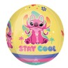 BALLON METALLIQUE STITCH ET ANGEL ORBZ 38 X 40 CM