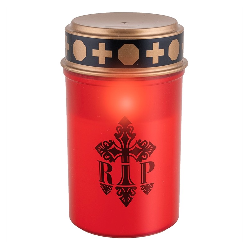 DECORATION HALLOWEEN BOUGIE FUNERAIRE RIP AVEC LUMIERE LED DECORATION HALLOWEEN BOUGIE FUNERAIRE RIP AVEC LUMIERE LED