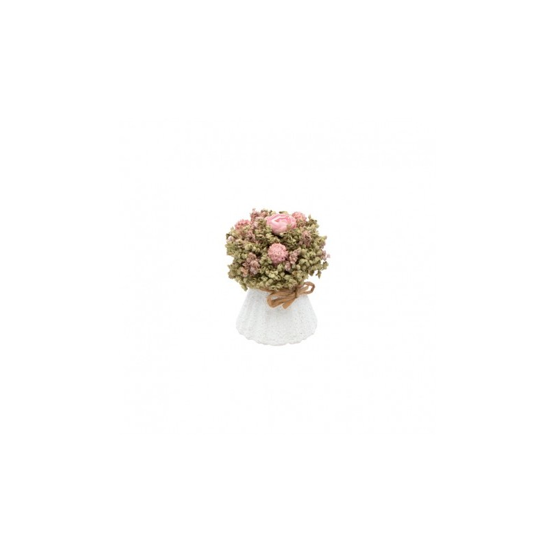 BOUQUET FLEURS ROSES APPOLINE DIAMETRE 6.5CM X 9CM BOUQUET FLEURS ROSES APPOLINE DIAMETRE 6.5CM X 9CM