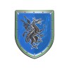 BOUCLIER CHEVALIER DRAGON BLEU EN MOUSSE 