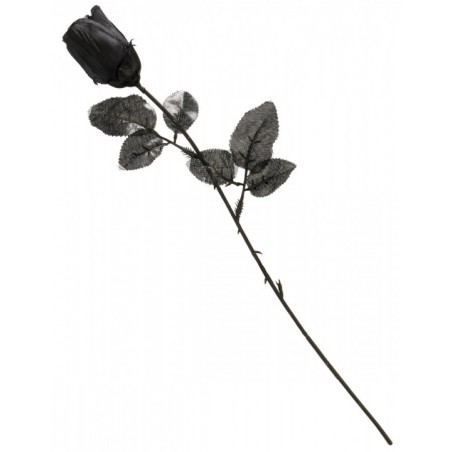 TIGE ROSE NOIRE LUXE HALLOWEEN 66 CM 