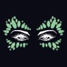 STRASS DE VISAGE AUTOCOLLANT 4 MODELES ALEATOIRES PHOSPHORESCENT STRASS DE VISAGE AUTOCOLLANT 4 MODELES ALEATOIRES PHOSPHORESCENT