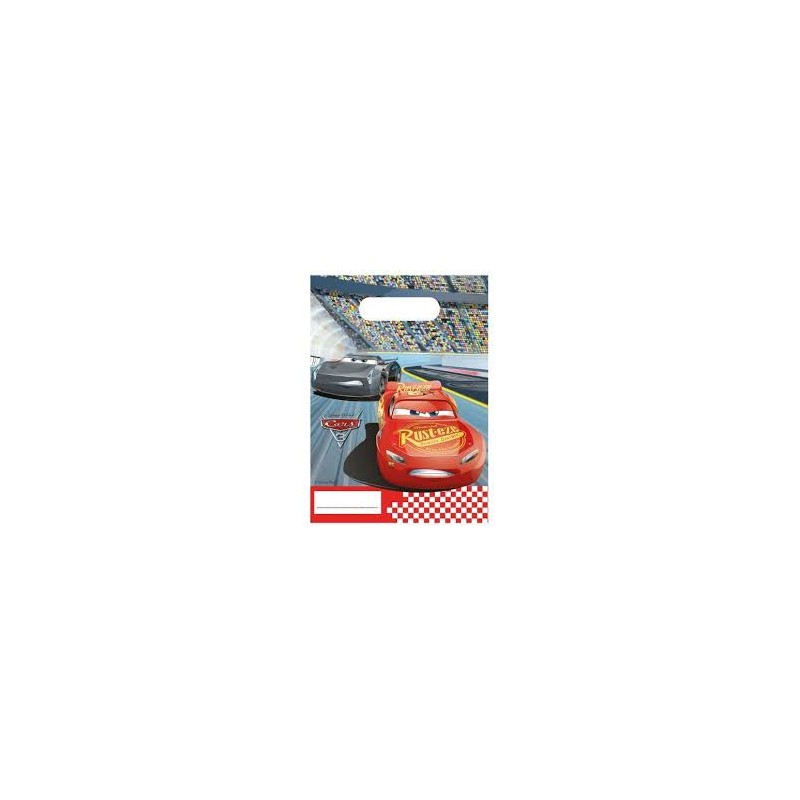 6 SACHETS DE FETES CARS POR CADEAUX + BONBONS 6 SACHETS DE FETES CARS POR CADEAUX + BONBONS