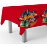 NAPPE PLASTIFIEE HOT WHEELS 120 X 180 CM
