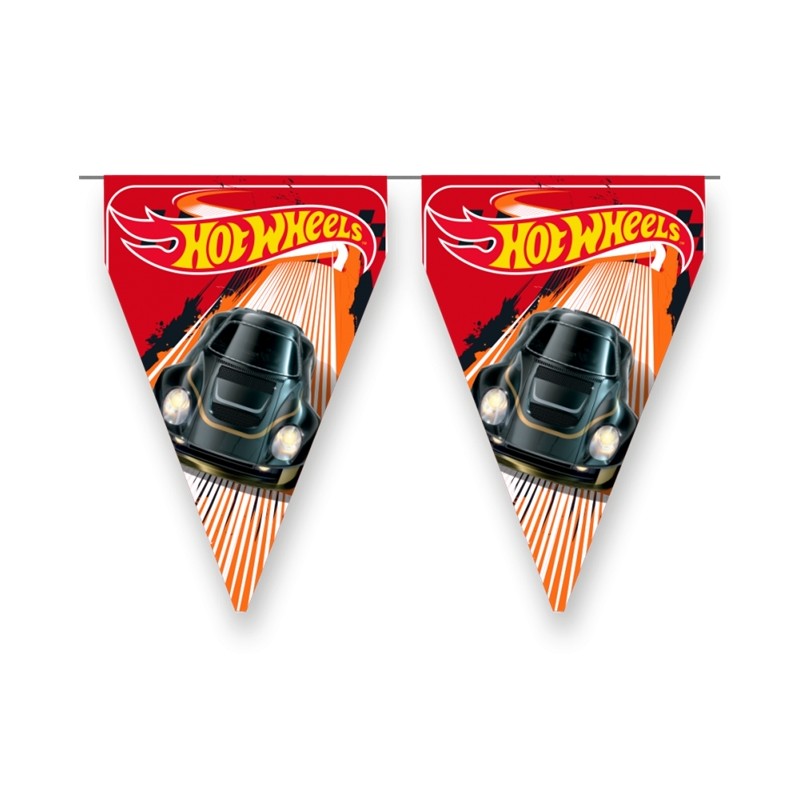 GUIRLANDE FANIONS HOT WHEELS 