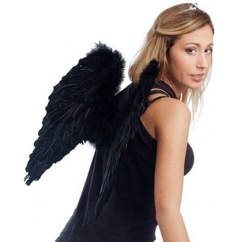 AILES PLUMES NOIRES 50 X 50 CM AILES PLUMES NOIRES 50 X 50 CM