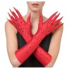  GANTS DIABLESSE DIAMONDS ROUGE 44.5CM X 9.5CM