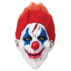 MASQUE CLOWN ROUGE ET BLEU 