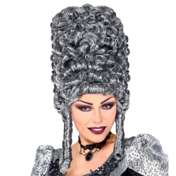 PERRUQUE GOTHIQUE MARQUISE GRISE ANTHRACITE EXTRA HAUTE