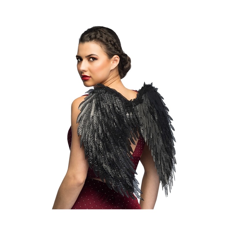 AILES D'ANGE NOIR GLAM 55 X 50 CM AILES D'ANGE NOIR GLAM 55 X 50 CM