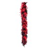 BOA PLUMES ROUGE ET NOIR 80 CM 50 G BOA PLUMES ROUGE ET NOIR 80 CM 50 G