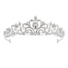 DIADEME TIARE PRINCESSE ARGENT PIERRES BRILLANTES ROYAL MARY